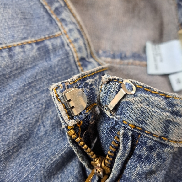 The Territory Ahead Blue A-Line Skirt Clasp Needs To Be Re Sewn In - Picture 5 of 6